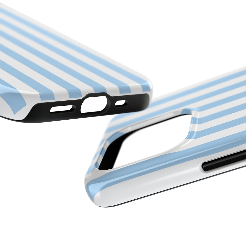 Ocean Breeze Striped Tough Phone Case