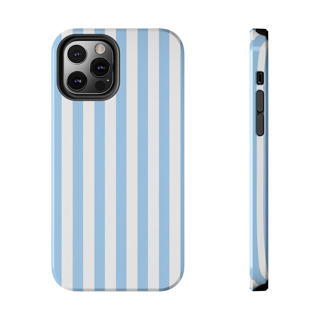 Ocean Breeze Striped Tough Phone Case
