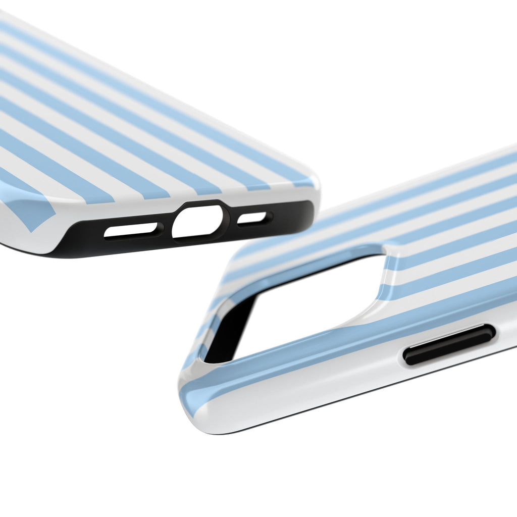Ocean Breeze Striped Tough Phone Case