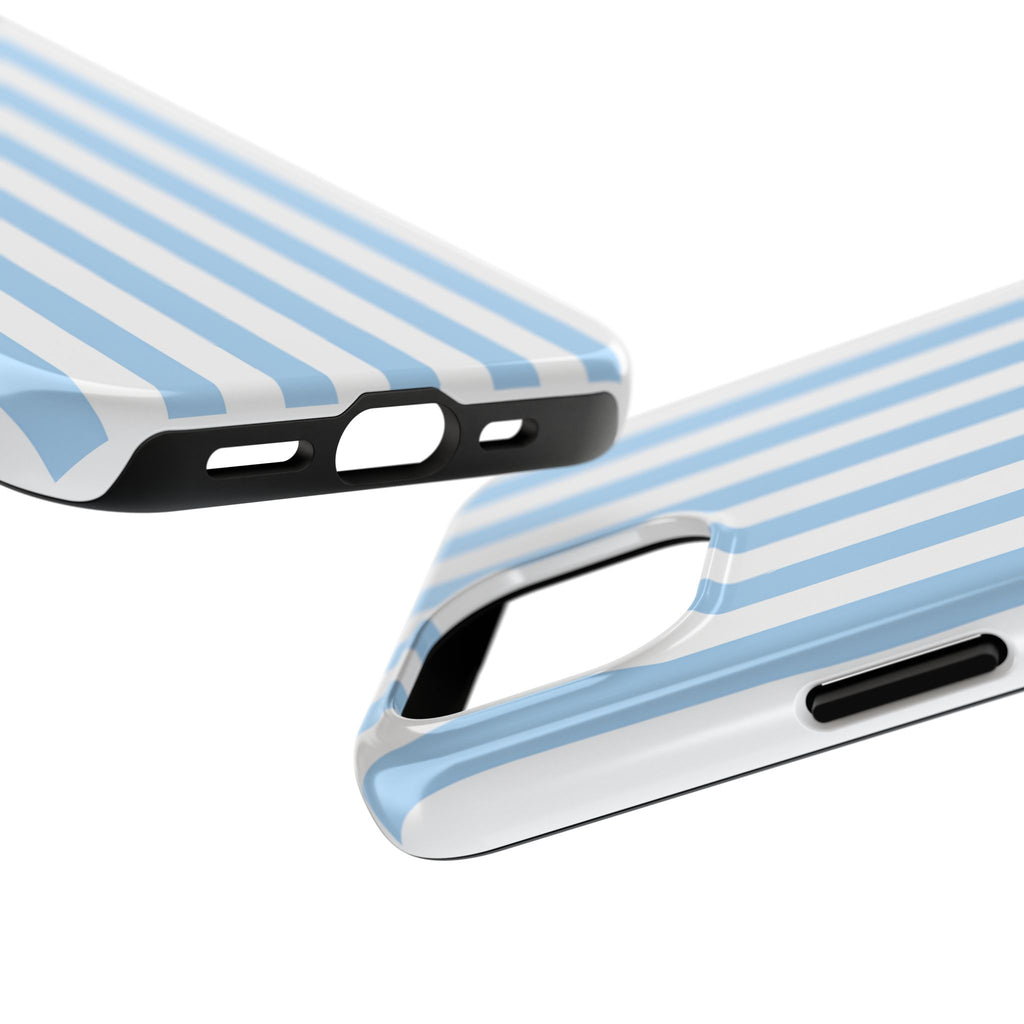 Ocean Breeze Striped Tough Phone Case