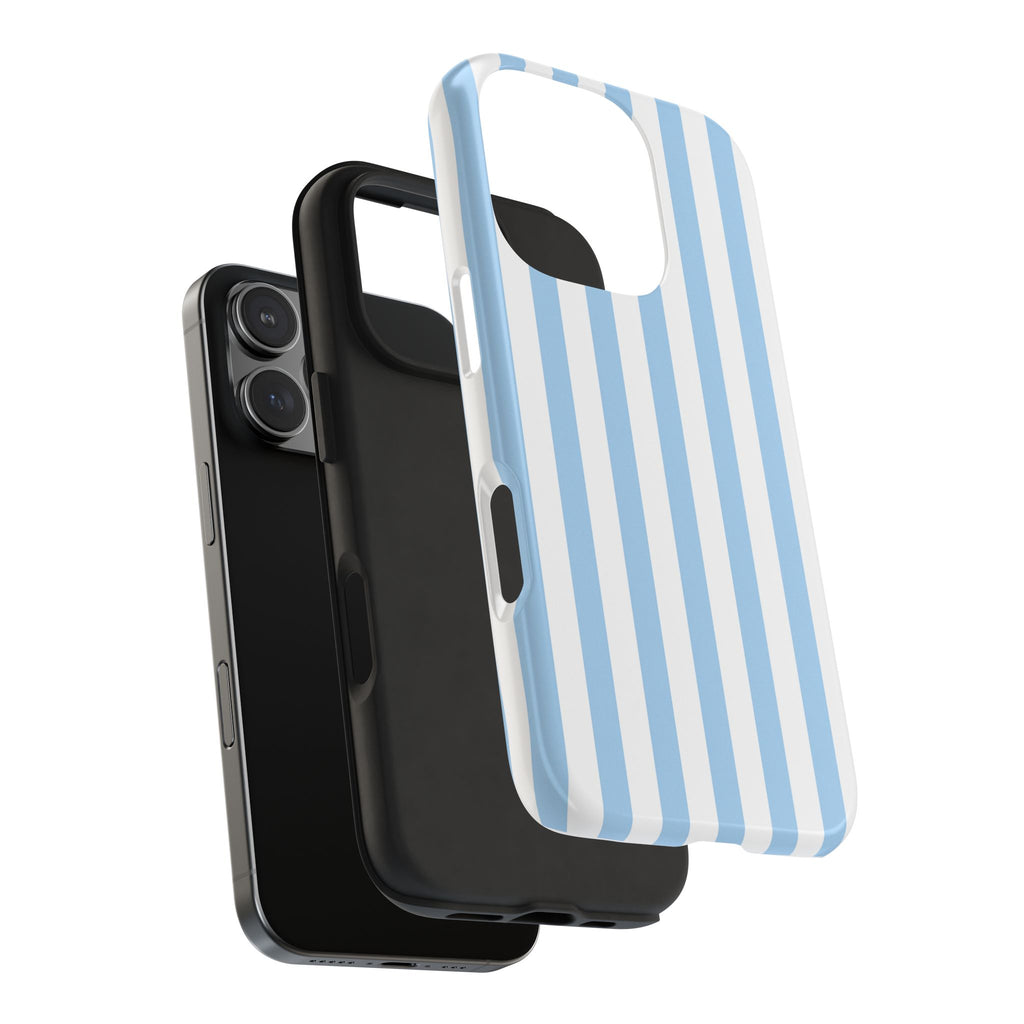 Ocean Breeze Striped Tough Phone Case