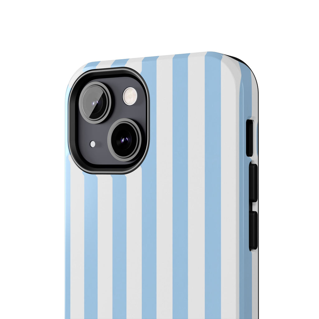 Ocean Breeze Striped Tough Phone Case