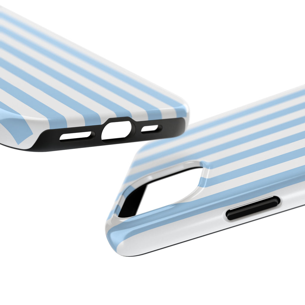 Ocean Breeze Striped Tough Phone Case