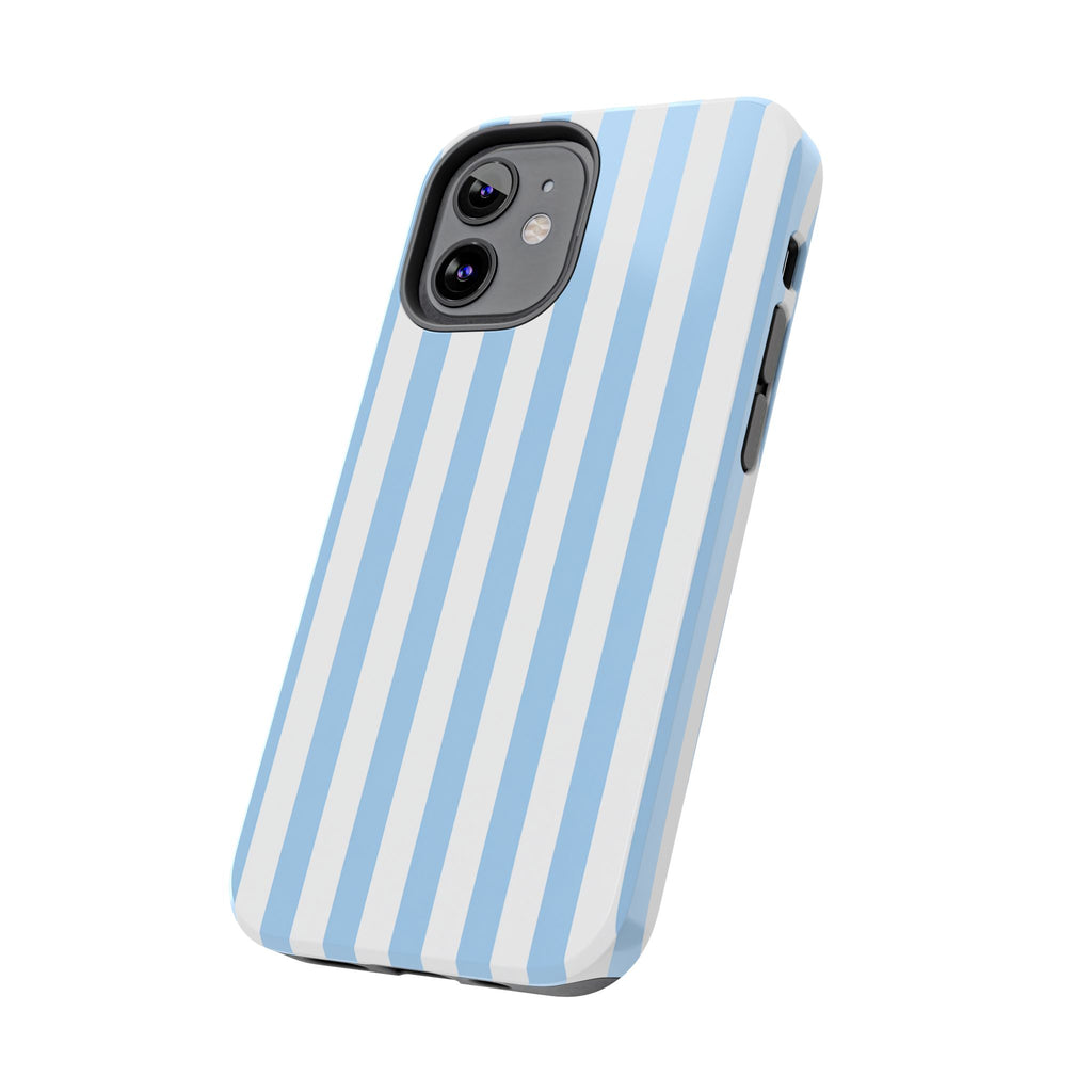 Ocean Breeze Striped Tough Phone Case