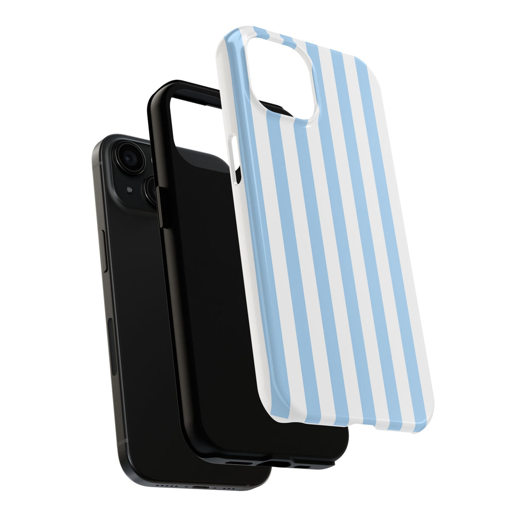 Ocean Breeze Striped Tough Phone Case