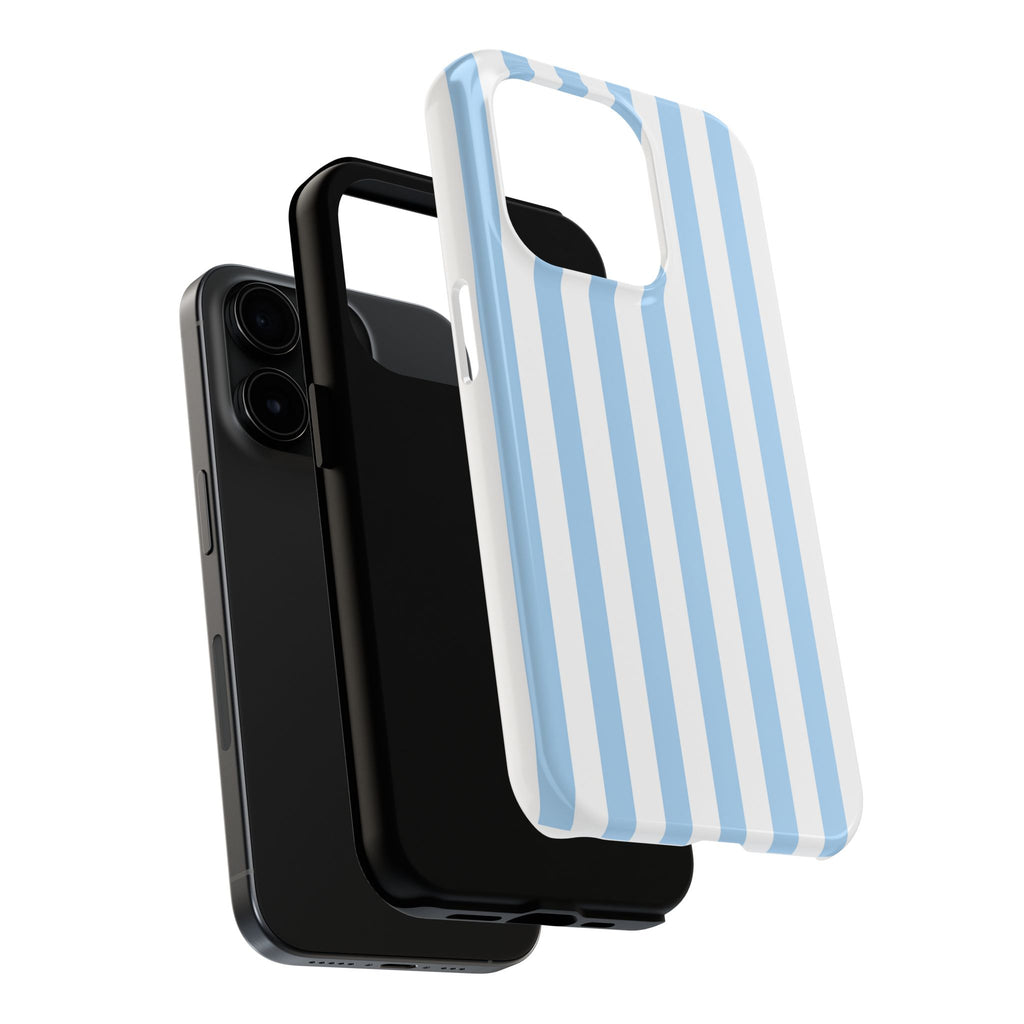 Ocean Breeze Striped Tough Phone Case