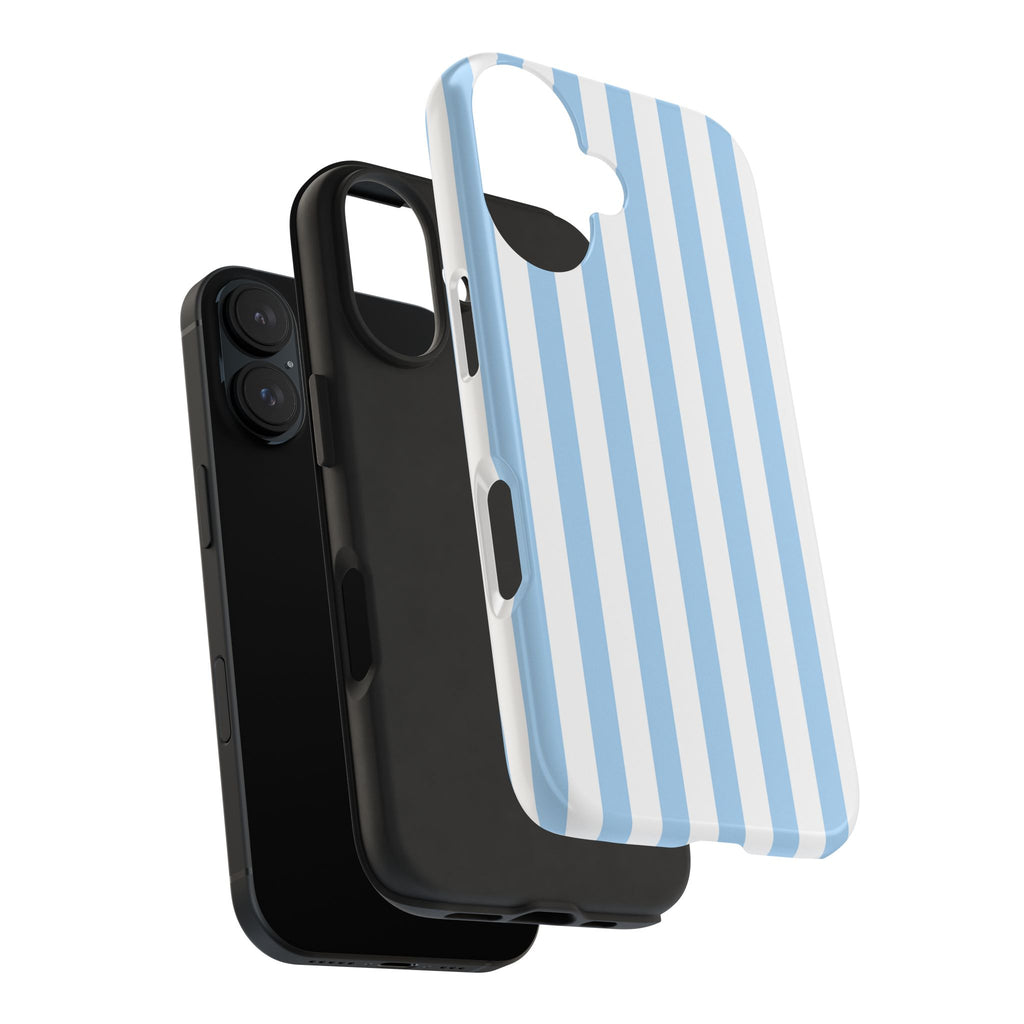 Ocean Breeze Striped Tough Phone Case