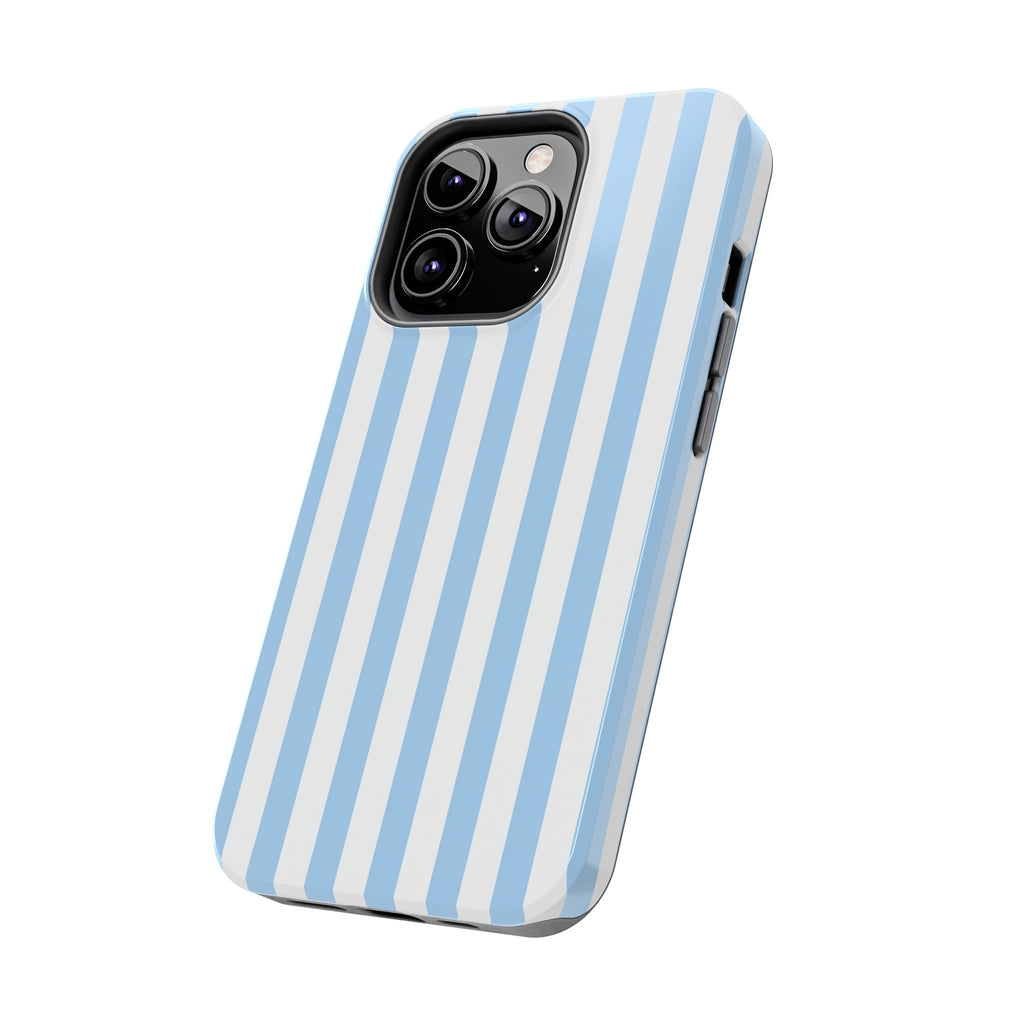 Ocean Breeze Striped Tough Phone Case