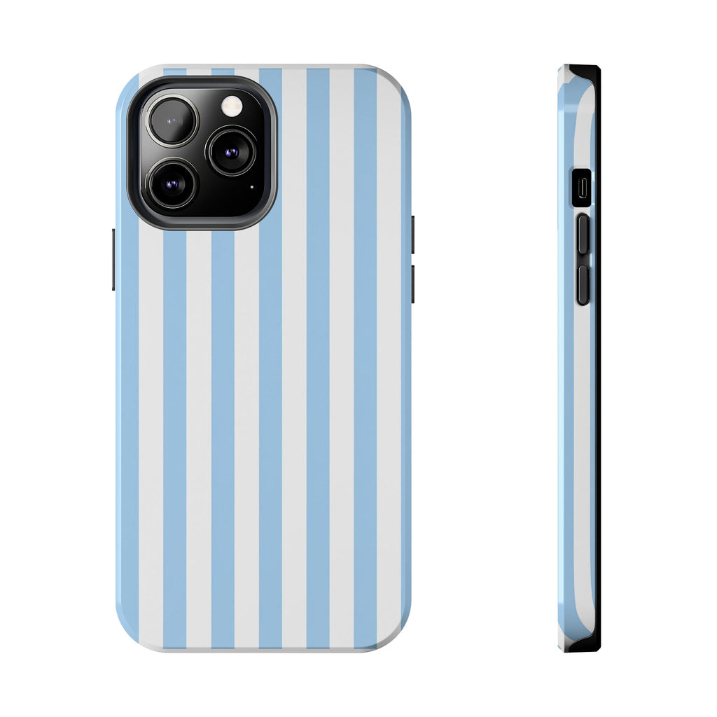 Ocean Breeze Striped Tough Phone Case