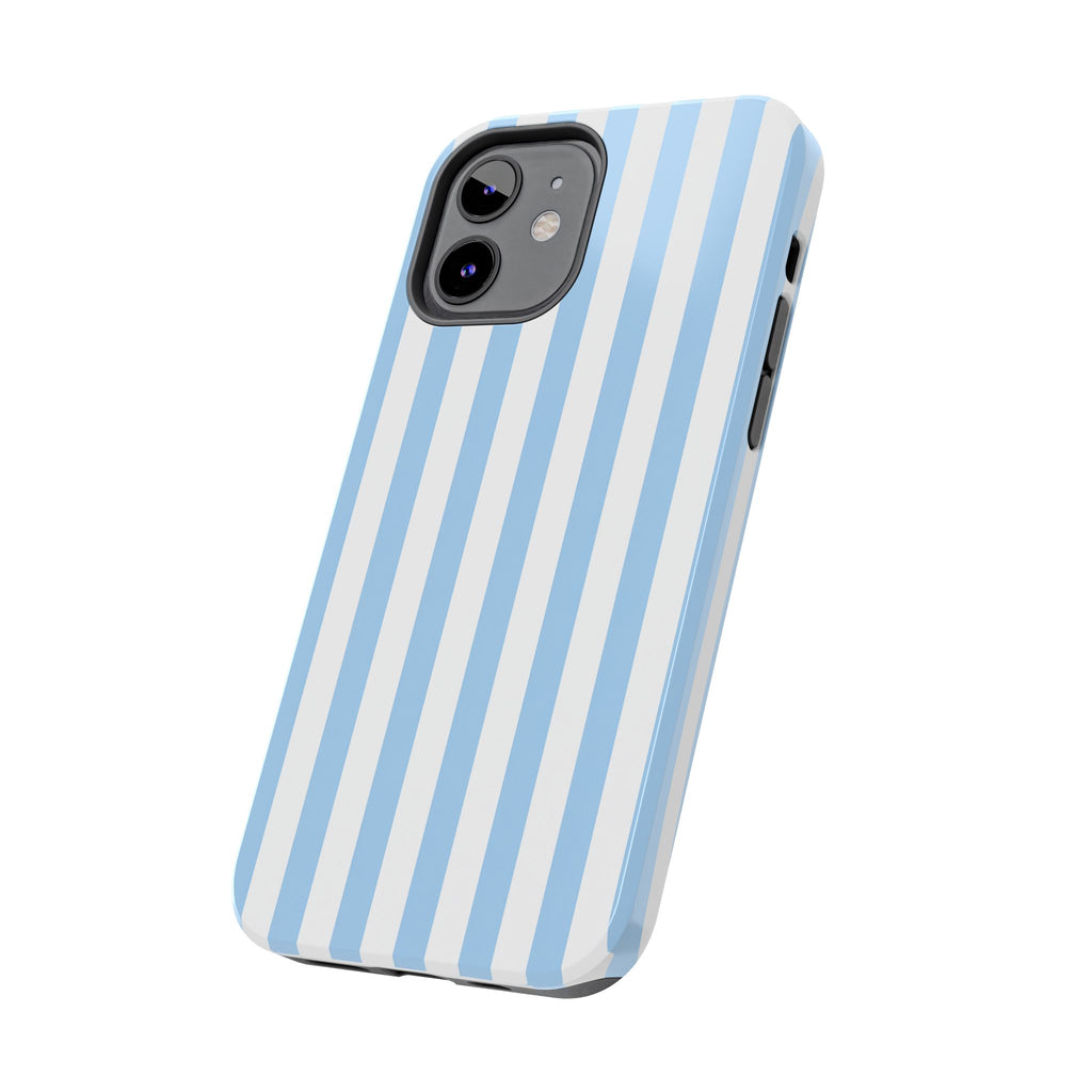 Ocean Breeze Striped Tough Phone Case