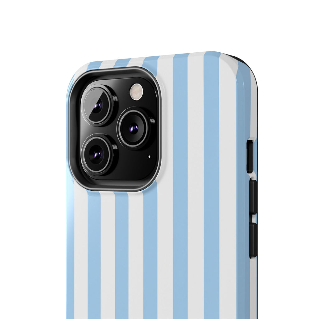 Ocean Breeze Striped Tough Phone Case