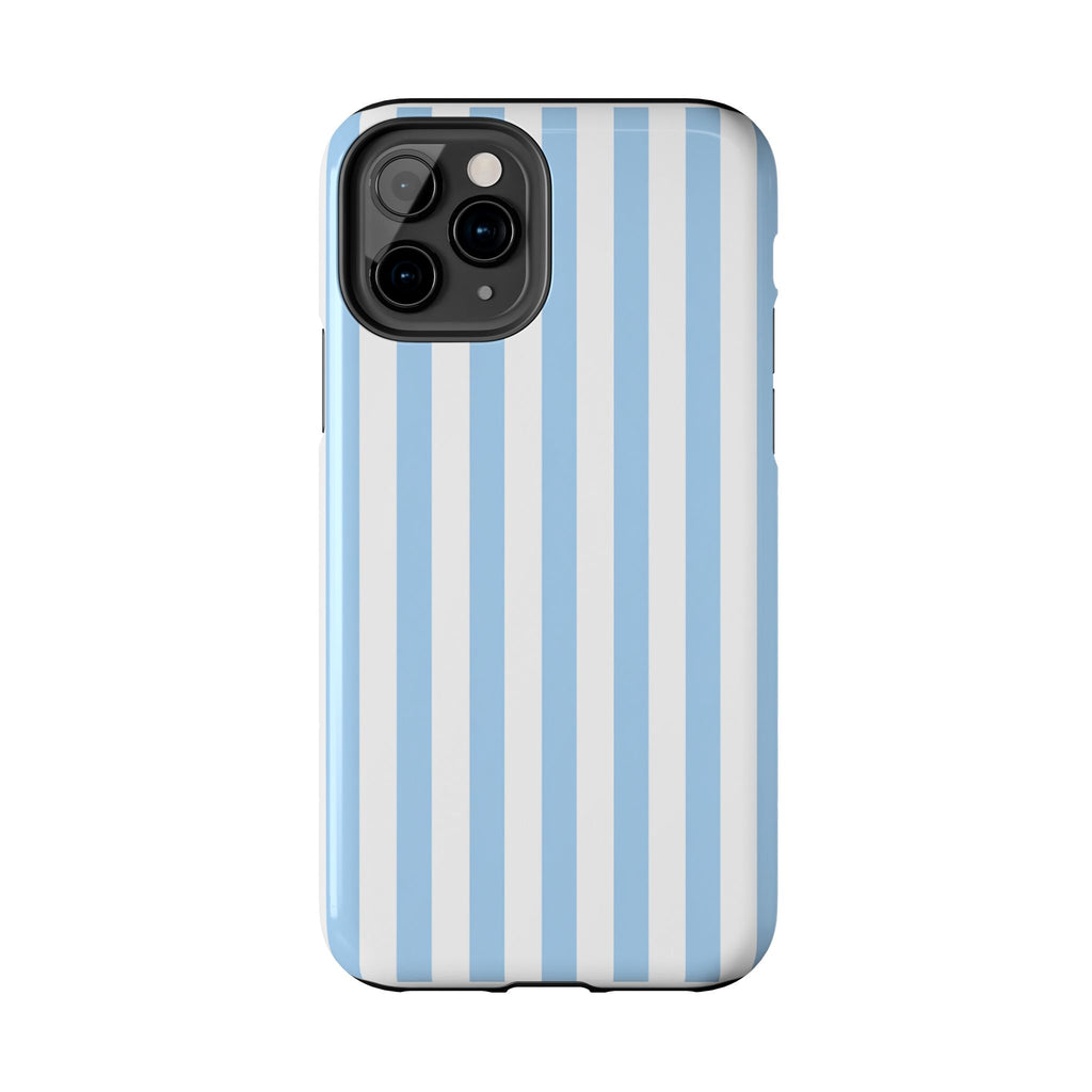 Ocean Breeze Striped Tough Phone Case