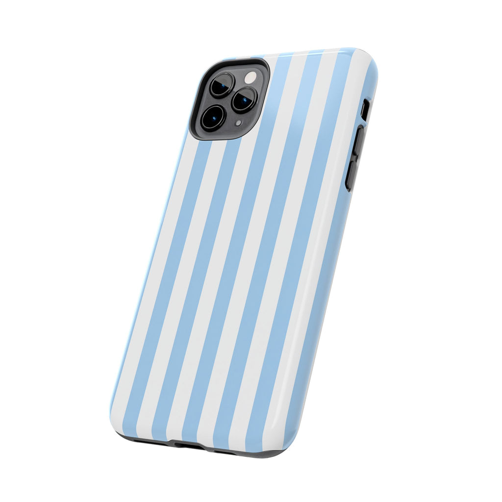 Ocean Breeze Striped Tough Phone Case