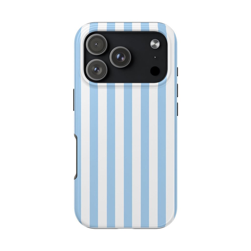 Ocean Breeze Striped Tough Phone Case