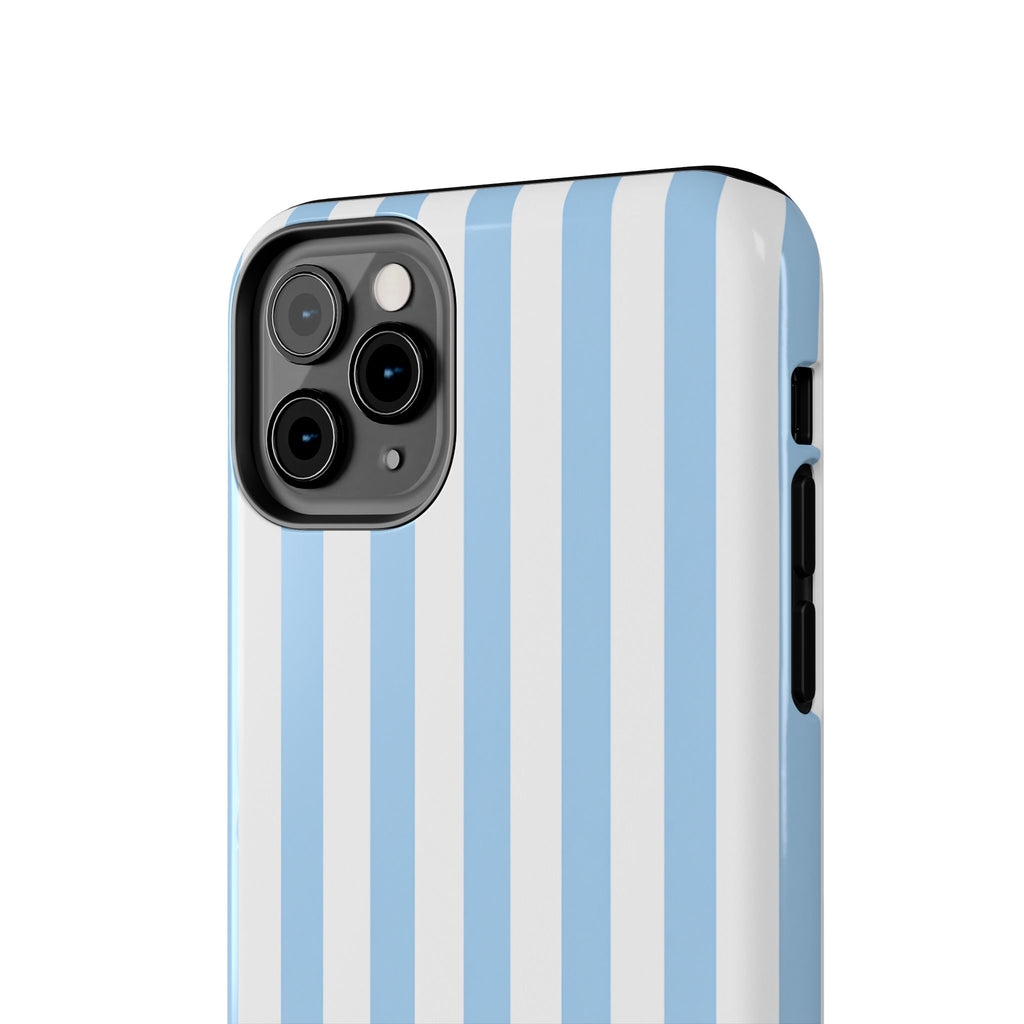 Ocean Breeze Striped Tough Phone Case