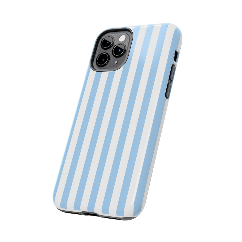 Ocean Breeze Striped Tough Phone Case