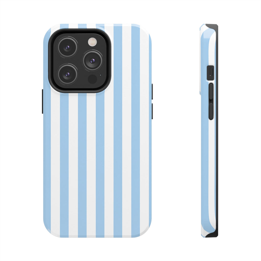 Ocean Breeze Striped Tough Phone Case