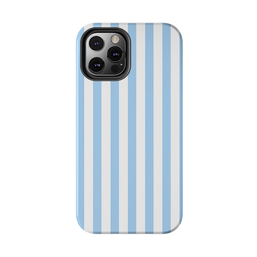 Ocean Breeze Striped Tough Phone Case
