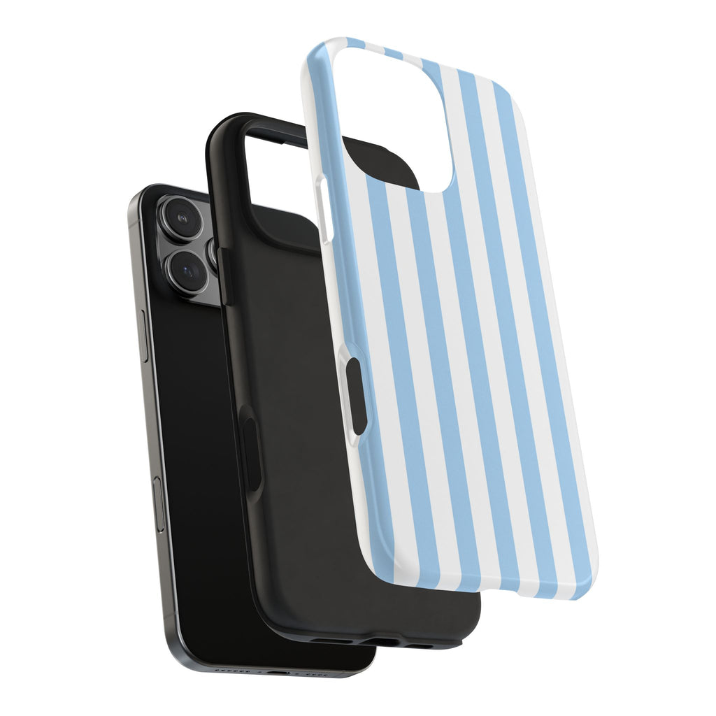Ocean Breeze Striped Tough Phone Case