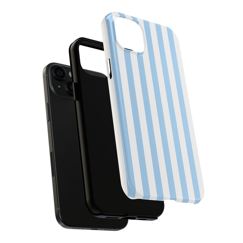 Ocean Breeze Striped Tough Phone Case