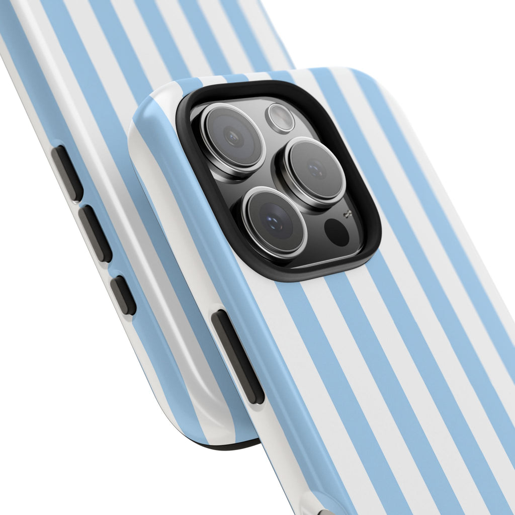 Ocean Breeze Striped Tough Phone Case